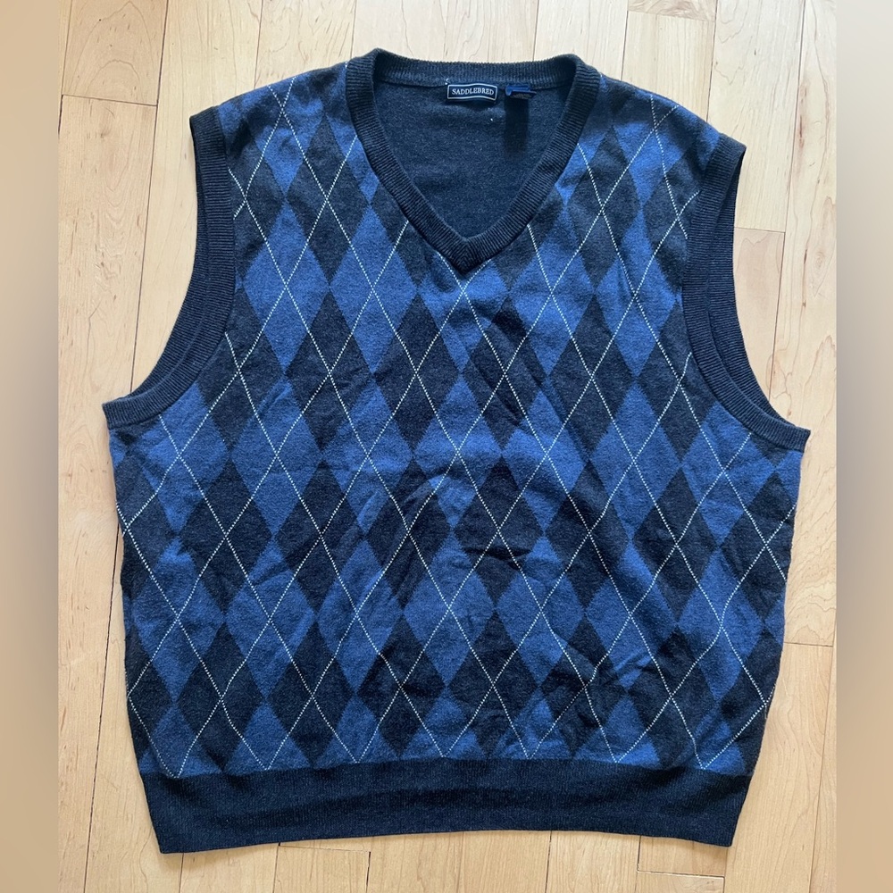 Vintage Saddlebred sweater vest